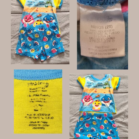 Baby Shark PJ's - Picture 4 of 4